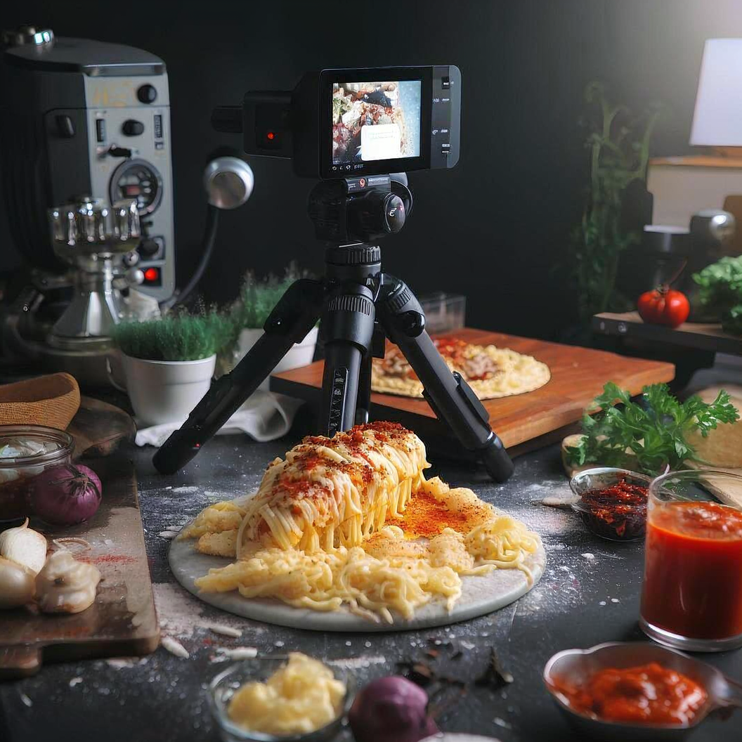 Commercial food photography for advertising