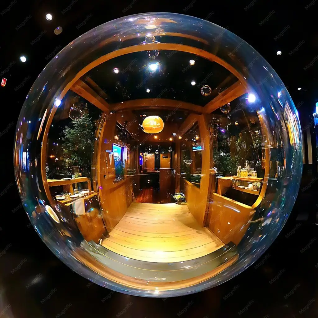 Custom branded 360 video booth clips