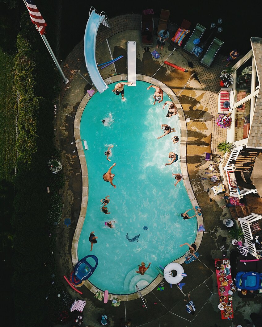 Hospitality drone photography for resorts and hotels