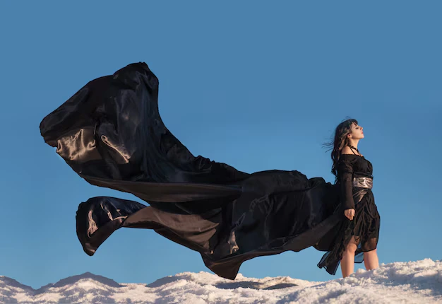 Flying Dress Photography in UAE