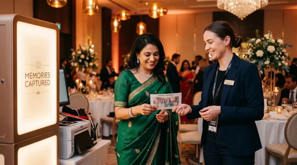 Live Printing Photo Booth services in UAE