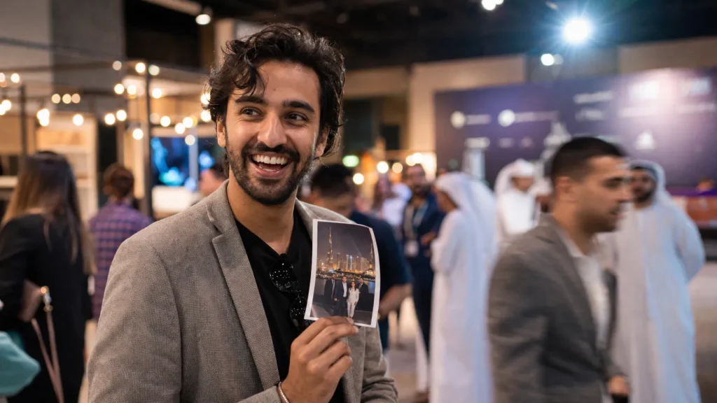 Live Printing Photobooth in UAE