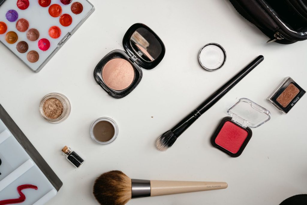 Product flat lay photography on a clean white background, Amazon.ae seller product photography