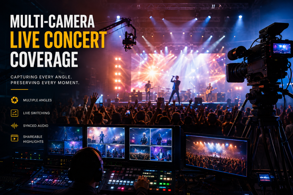 Multi Camera event Recording Services in UAE